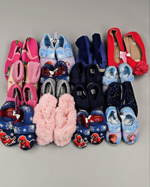 Купить Обувь домашняя дети СТОК 065#3,3 кг, ЛОТ СТ-9728 оптом в Москве и Московской области