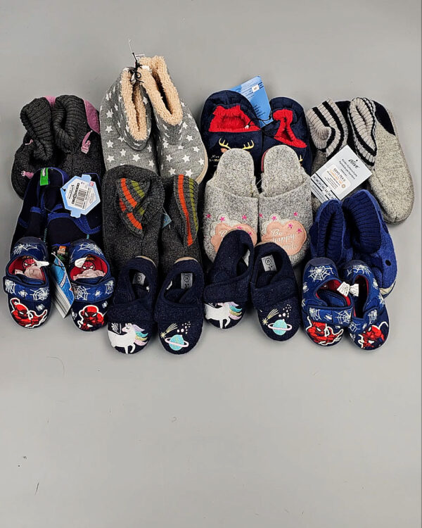 Фотография  399 - Обувь домашняя дети СТОК 065#3,2 кг, ЛОТ СТ-9727 оптом в Москве и Московской области