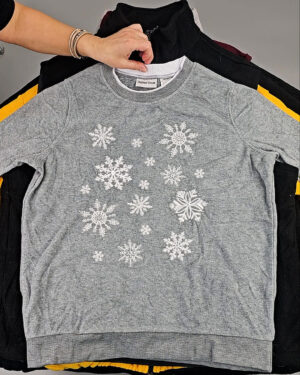 Фотография  655 - Толстовки флис м/ж (Adult Fleece Tops Pr/Lux)#18 кг, ЛОТ СХ-0263 оптом в Москве и Московской области